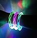 OliaDesign Flashing LED Bracelet (12 Piece), Wire, Large