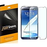 [6-Pack] SUPERSHIELDZ- High Definition Clear Screen Protector Shield For Samsung Galaxy Note 2 + Lifetime Replacements Warranty (AT&T, Verizon, Sprint, T-mobile, All Carriers)-Retail Packaging