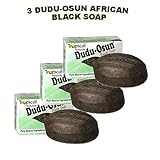 Dudu-Osun African Black Soap (100% Pure) Pack of 3