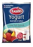 EasiYo Low Fat Greek Yogurt Base and Culture, 6-Ounce / 170g e, Pack of 5
