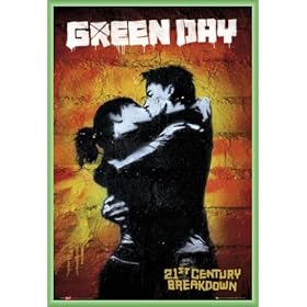 Green Day Poster et Cadre (Plastique) - 21st Century Break-Down (91 x 61cm)