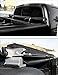 R&L Racing Black Roll-Up Soft Tonneau Cover Compatible with 2007-2014 for Chevy Silverado/Sierra 6.5 Ft 78