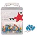 5 Star Landkartennadeln 5 mm 100 St�ck blauer Kopf
