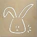 Spot On Square Wooden Bunny Wall Art in Birch