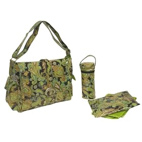 Kalencom Laminated Buckle Bag Multi Paisley Pistacio �}�U�[�Y�o�b�O �ȃ��~�l�[�g�R�[�g KC0001-07