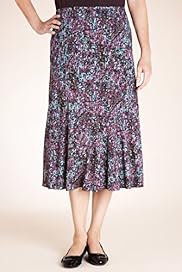 Classic Collection Floral Crosshatch Panelled Skirt