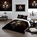 Alchemy Gothic No Evil Queen Duvet /Comforter Set Cover Set 89x86