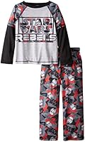 Star Wars Big Boys' Rebels Two-Piece Jersey Pajama Set