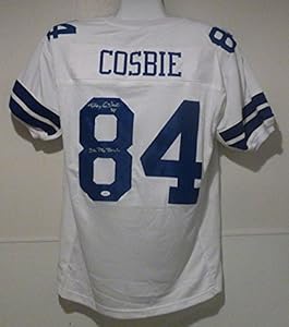 Doug Cosbie Autographed Dallas Cowboys white size XL jersey w/