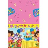 "Dora the Explorer Party Tablecover, New design, plastic"