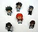 6 Japan Anime Rurouni Kenshin Characters Metal Pin Badge Set ~
