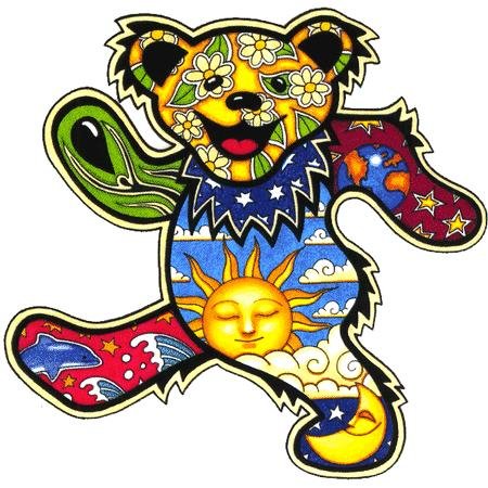 Dan Morris Dancing Bear Sticker