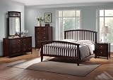 Baxton Studio Metro Dark Brown 5 PC Bedroom Set