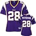 Adrian Peterson Purple Reebok Premier Minnesota Vikings Women's Jersey - Small