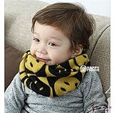 ＣＷ032★ベビーマフラー★　ドット 星　スマイル柄などのネックウォーマー (08)