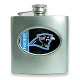 NFL Carolina Panthers Stainless Steel Hip Flask 6oz