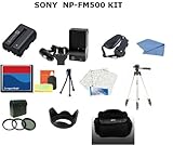 Original Sony NP-FM500 Info-Lithium Battery Pack With Best Value Accessory  ....