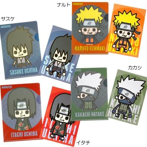 Naruto Shippuden / NARUTO x Panson A6 Clear file case with postcards animated cartoon character goods mail order Sasuke (276 077)] (japan import)