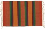 100% Cotton Flat Weave Rug Striped 2 X 3