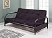 Coaster Modern Futon Sofa/Couch Frame, Black Metal Coaster Modern Futon Sofa/Couch Frame, Black Metal