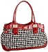 Kate Spade Cornelia Street Noel Stevie Satchel,Black/Red,one size