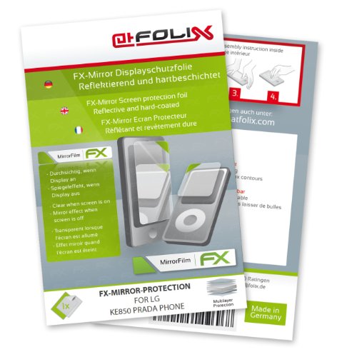 atFoliX FX-Mirror Spiegel-Displayschutzfolie f&uuml;r LG KE850 Prada Phone Preisvergleich