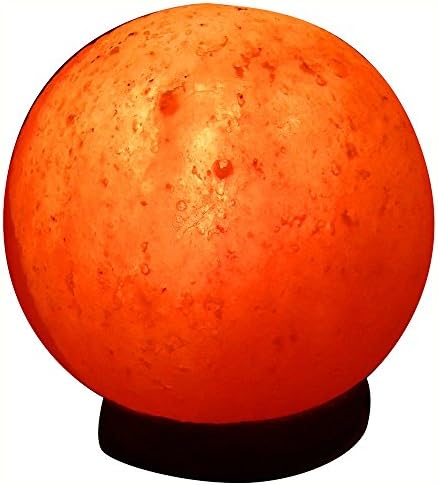 Jaiwin Star Enterprises Himalaya Rock Salt Lamp-Globe (Red, 10 W)