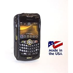 Blackberry Curve 8300 8350, Turtleback Executive Fitted Case with Ratcheting Clip