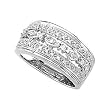 14K White Gold Diamond Ring/Band - 0.25 Ct.