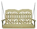 4' Heartback Porch Swing