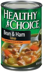 Healthy Choice Beans & Ham Soup, 15-Ounce Cans (Pack of 12)