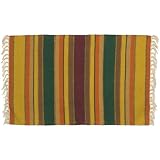 100% Cotton Flat Weave Rug Striped 2 X 3 by 