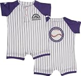 Colorado Rockies Baby Pinstripe Romper