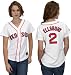 Jacoby Ellsbury Women's Jersey: Women's 2010 Majestic Home White #2 Boston Red Sox Jersey