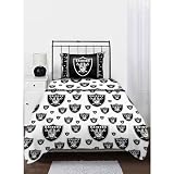 BSS - Oakland Raiders NFL Twin Sheet Set