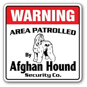 Afghan Hound Sign