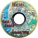 AGGRESSIVE Skate Wheels MEATZ EAST WEST COAST 64mm 90a