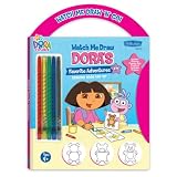 Watch Me Draw 'n' Go: Dora's Favorite Adventure Drawing Book & Kit (Watch Me Draw 'n' Go Books & Kits)