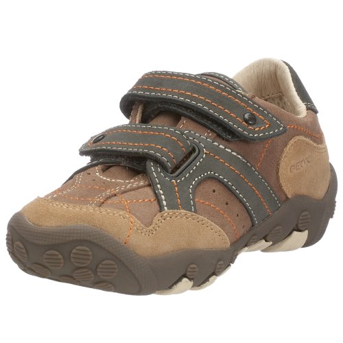 Geox Kinder Sneaker, J81A3A 02332 C0932, brown/military