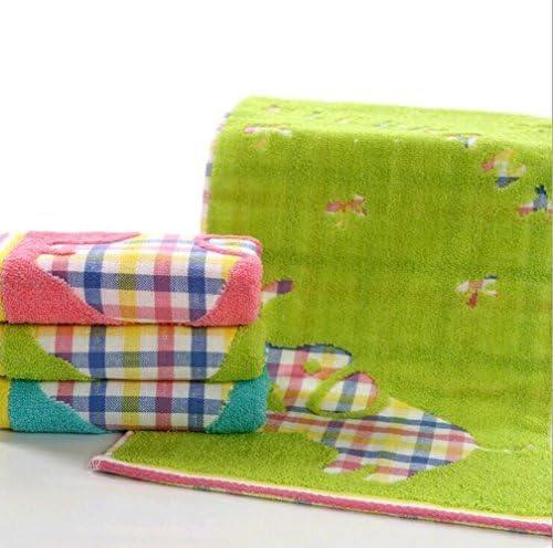Cute Cotton Children Towel Elephant Pattern 20" x 10"50 g 3pcs (Elephant)