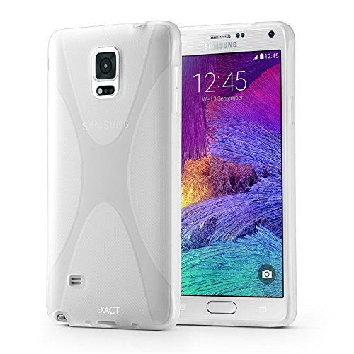 Samsung Galaxy Note 4 Case - Exact Samsung Galaxy Note 4 Case [JUMP Series] - X-Line SoftGel Flexible TPU Case for Samsung Galaxy Note 4 (SM-N910S / SM-N910C) Clear