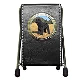 Bouvier des Flandres Pen Holder Desk Clock
