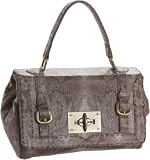 Carla Mancini Monaco Python-Print Flap Satchel