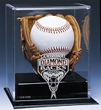 ARIZONA DIAMONDBACKS AUTOGRAPH BASEBALL DISPLAY CASE w/ GLOVE