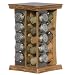 Kamenstein Bamboo 20-Jar Revolving Spice Rack