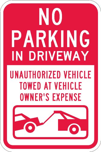 Lyle Signs 3M Engineer Grade Sheeting Parking Sign with Symbol, 