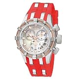 Invicta Women's 6943 Reserve Collection Bolt Chronograph Red Polyurethane Watch