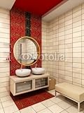 Wallmonkeys Peel and Stick Wall Decals - 3D Bathroom Rendering - 18