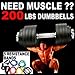 New 200lbs Total, one Pair of Adjustable Dumbbells Kits – 200 Lbs (100lbs x 2pc)