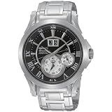 Seiko Premier #SNP021 Men's Kinetic Perpetual Calendar Watch